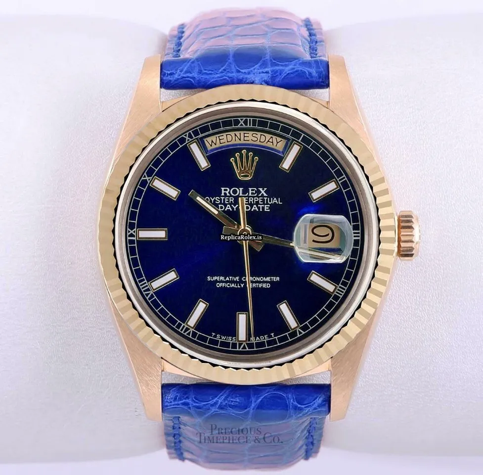 Cheap Replica Rolex Day-date 36 18238 Automatic Movement 36mm Yellow Gold Case Mens/unisex Watch - Image 2