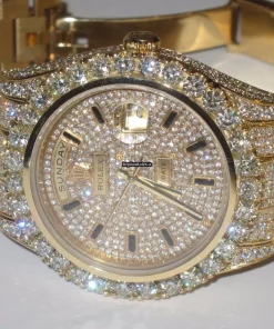 Affordable Imitation Rolex Day-date II Self Winding Automatic 41mm Yellow Gold Case Mens/unisex Watch