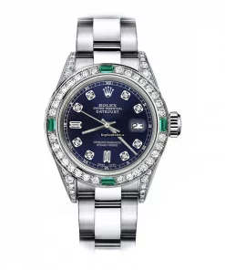 Defect Fake Rolex Oyster Perpetual Lady Date 69160 Automatic Movement 26mm Steel Case Womens Watch