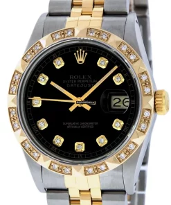 Fantastic Fake Rolex Datejust 16013 Caliber 3035 Automatic Movement 36mm Gold/steel Case Mens/unisex Watch