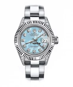Fabulous Replica Rolex Oyster Perpetual Lady Date 69160 Automatic Movement 26mm Steel Case Womens Watch