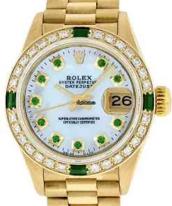 Top Replica Rolex Lady-datejust 69178 Caliber 2135 Automatic Movement 26mm Yellow Gold Case Womens Watch