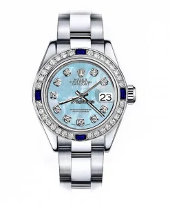 Fabulous Copies Rolex Oyster Perpetual Lady Date 69160 Automatic Movement 26mm Steel Case Womens Watch