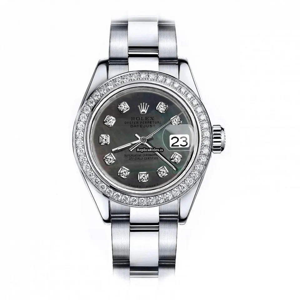 Reliable Replica Rolex Oyster Perpetual Lady Date 69160 Automatic Movement 26mm Steel Case Womens Watch