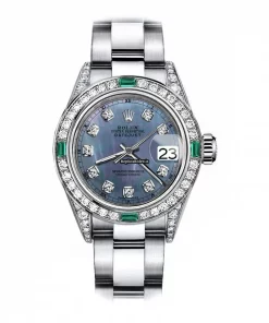 Amazing Copies Rolex Oyster Perpetual Lady Date 69160 Automatic Movement 26mm Steel Case Womens Watch