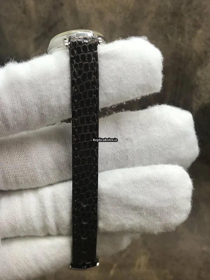 Design Replica Rolex Oyster Precision 9074 Manual Winding Movement 20mm White Gold Case Watch - Image 6