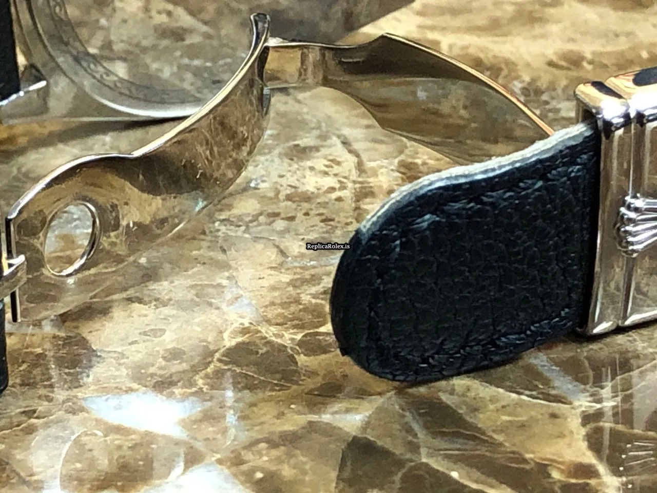 Superior Replica Rolex Cellini Danaos 4243 Caliber 1602 Manual Winding Movement 38x46mm White Gold Case Mens/unisex Watch - Image 7