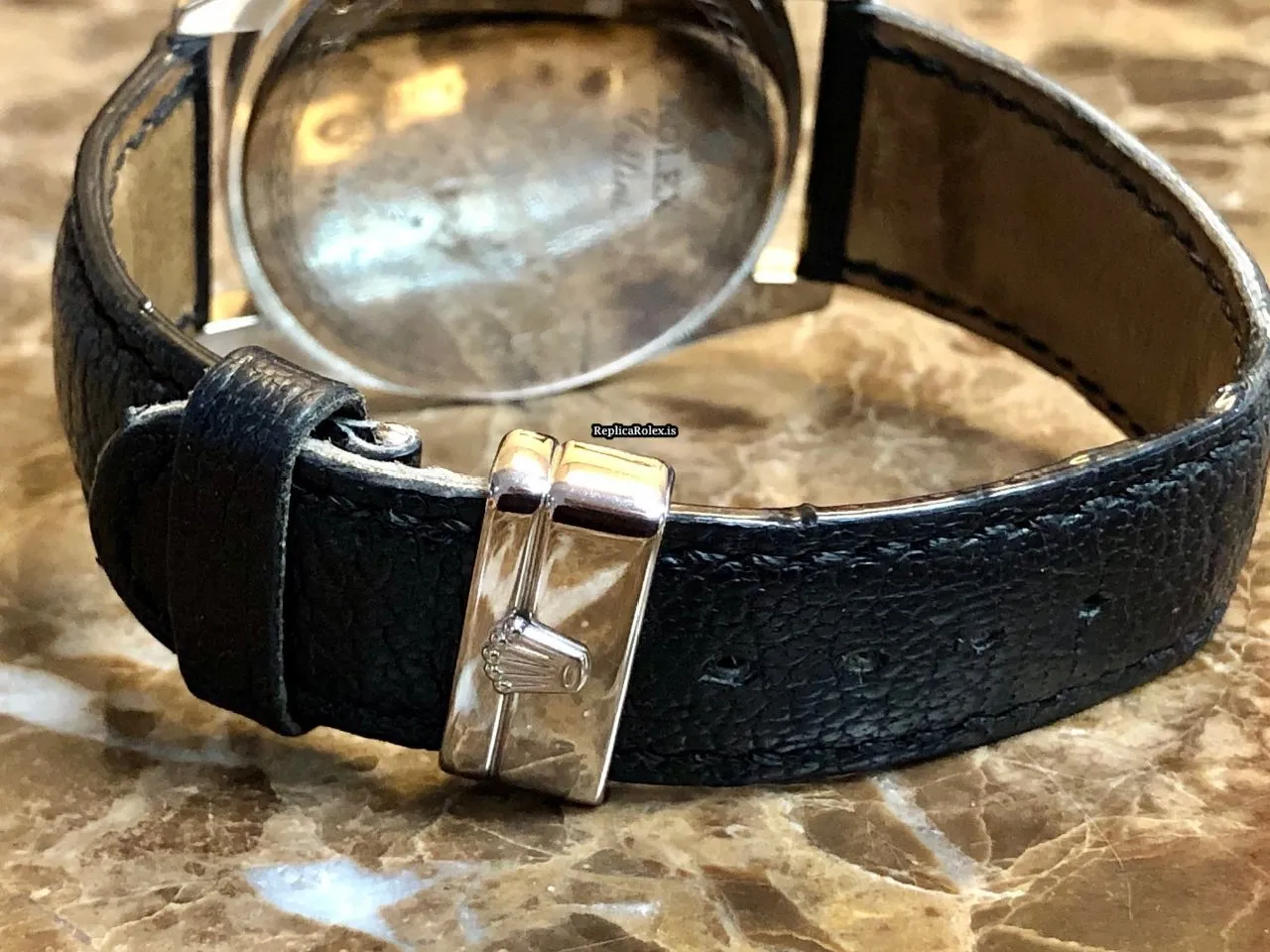 Superior Replica Rolex Cellini Danaos 4243 Caliber 1602 Manual Winding Movement 38x46mm White Gold Case Mens/unisex Watch - Image 8