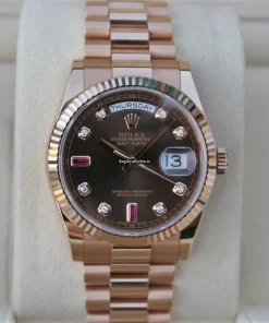 Terrific Replica Rolex Day-date 36 118235 Caliber 3155 Automatic Movement 36mm Rose Gold Case Mens/unisex Watch