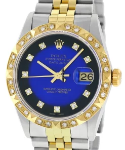 Quality Replica Rolex Datejust 16013 Caliber 3035 Automatic Movement 36mm Gold/steel Case Mens/unisex Watch