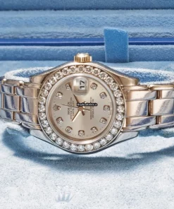 Pleasing Replica Rolex Lady-datejust Pearlmaster 69299 Automatic Movement 29mm White Gold Case Womens Watch