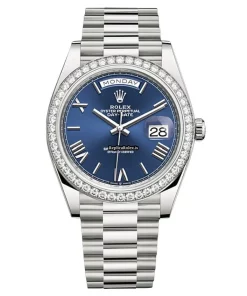 Incredible Replica Rolex Day-date 40 228349rbr Caliber 3255 Automatic Movement 40x48mm White Gold Case Mens/unisex Watch