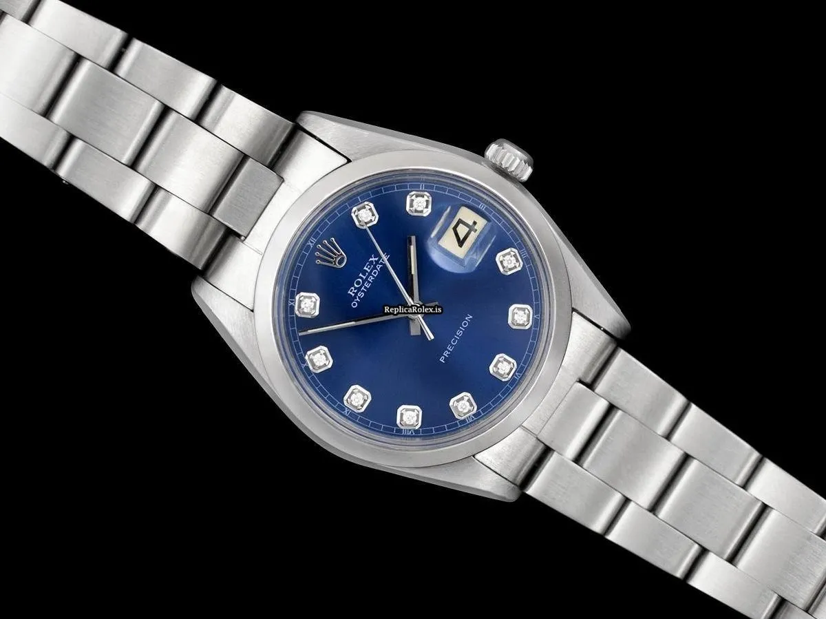 Fine Replica Rolex Oyster Precision 7830 Caliber 1225 Manual Winding Movement 35mm Steel Case Mens/unisex Watch - Image 11