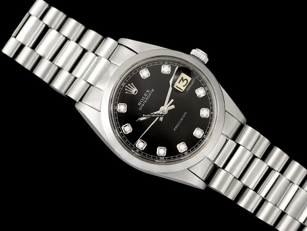 Fine Replica Rolex Oyster Precision 7830 Caliber 1225 Manual Winding Movement 35mm Steel Case Mens/unisex Watch - Image 12