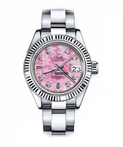 Pleasing Fake Rolex Lady-datejust 68274 Automatic Movement 26mm Steel Case Womens Watch