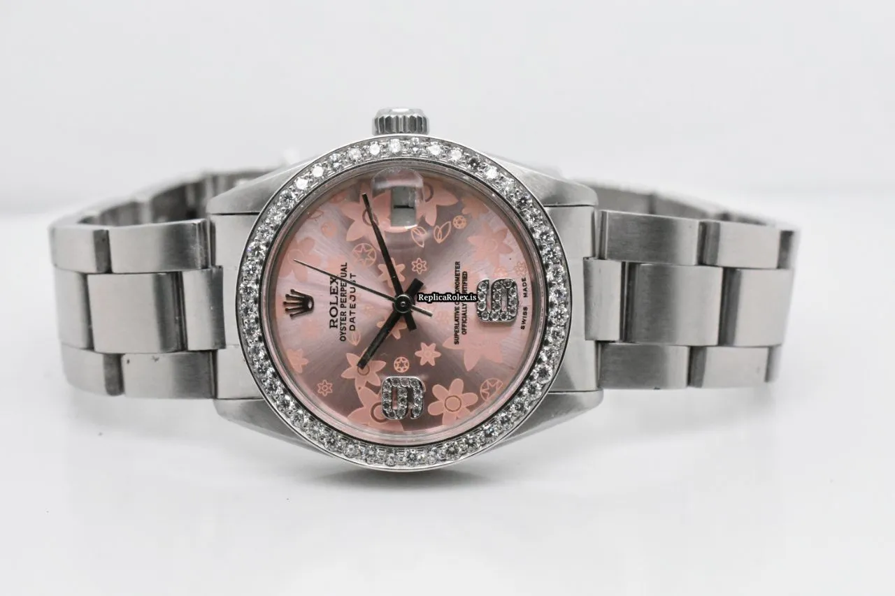 Durable Imitation Rolex Datejust 6824 Caliber 2030 Automatic Movement 31mm Steel Case Womens Watch - Image 4