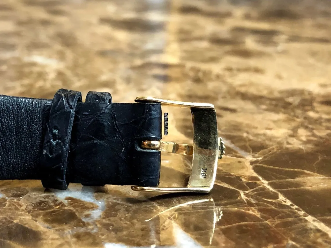 Amazing Replica Rolex Cellini 4014 Caliber 1601 Manual Winding Movement 22.5x28.5mm Yellow Gold Case Mens/unisex Watch - Image 8