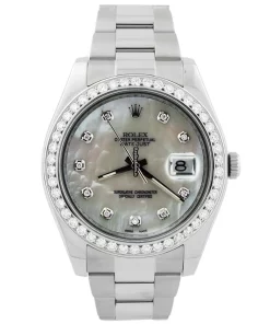 Affordable Clone Rolex Datejust II 116300 Caliber 3136 Automatic Movement 41mm Steel Case Mens/unisex Watch