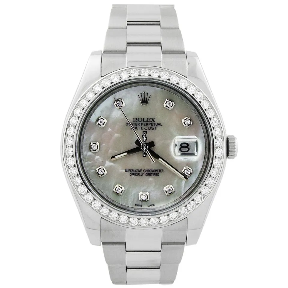 Affordable Clone Rolex Datejust II 116300 Caliber 3136 Automatic Movement 41mm Steel Case Mens/unisex Watch