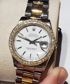 Remarkable Replica Rolex Oyster Perpetual Date 1601 Caliber 1570 Automatic Movement 36mm Steel Case Mens/unisex Watch