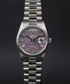 Epic Replica Rolex Day-date 36 18239 Caliber 3155 Automatic Movement 36mm White Gold Case Mens/unisex Watch