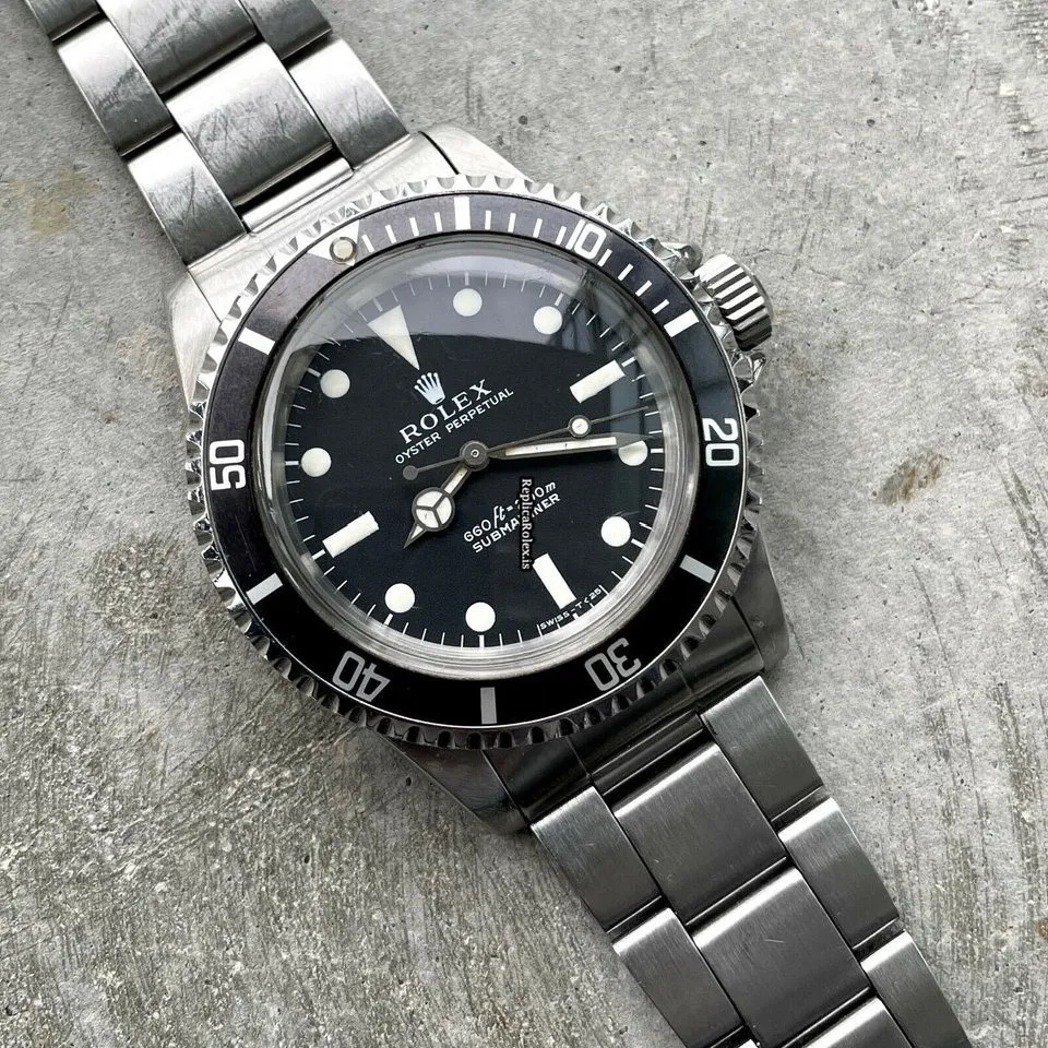 Epic Fake Rolex Submariner (no Date) 5513 Caliber 1520 Automatic Movement 40mm Steel Case Mens/unisex Watch - Image 2