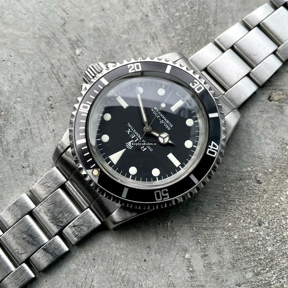 Epic Fake Rolex Submariner (no Date) 5513 Caliber 1520 Automatic Movement 40mm Steel Case Mens/unisex Watch - Image 3