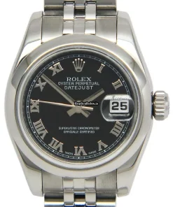 Top Fake Rolex Lady-datejust 179160 Automatic Movement 26mm Steel Case Womens Watch