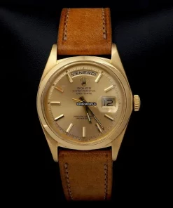 Defect Copy Rolex Day-date 1802 Caliber 1556 Automatic Movement 36mm Yellow Gold Case Mens/unisex Watch