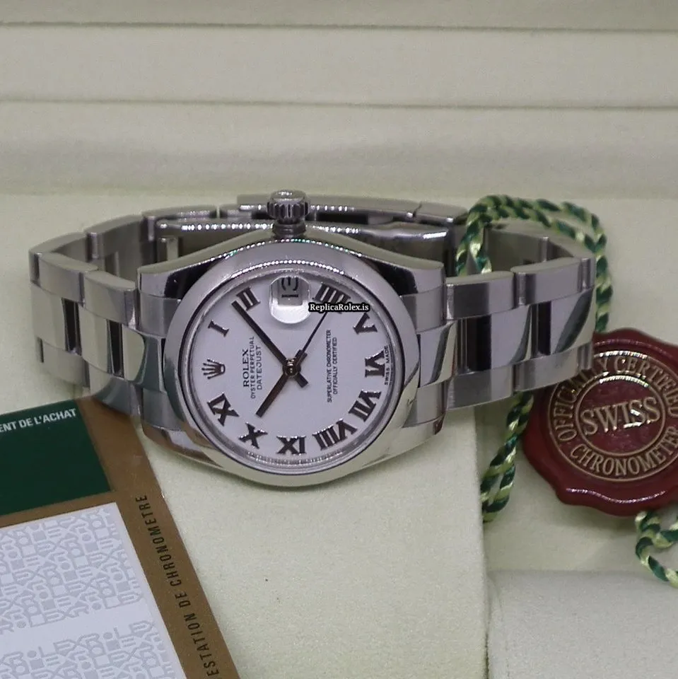 Durable Replica Rolex Lady-datejust 178240 Caliber 2235 Automatic Movement 31mm Steel Case Womens Watch - Image 2