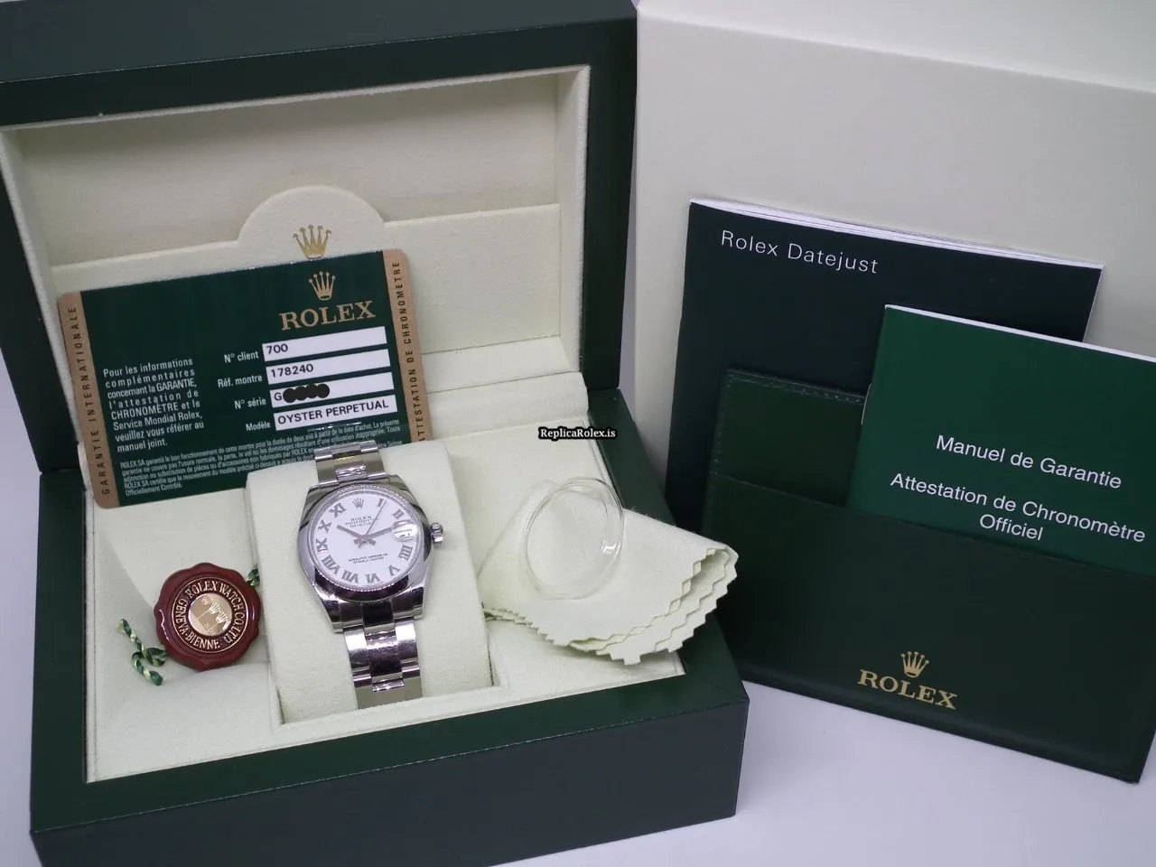 Durable Replica Rolex Lady-datejust 178240 Caliber 2235 Automatic Movement 31mm Steel Case Womens Watch - Image 3