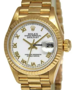 Amazing Replica Rolex Lady-datejust 69178 Automatic Movement 26mm Yellow Gold Case Womens Watch