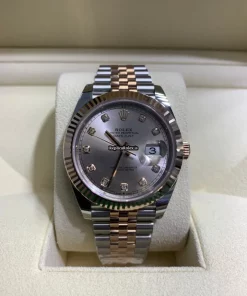 Attractive Replica Rolex Datejust II 126331 Caliber 3235 Automatic Movement 41mm Rose Gold Case Mens/unisex Watch