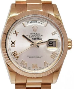 Superb Fake Rolex Day-date 36 118235 Automatic Movement 36mm Rose Gold Case Mens/unisex Watch