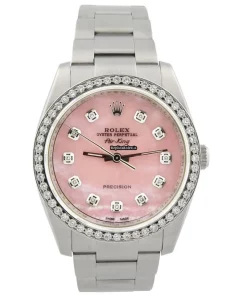 Excellent Imitation Rolex Air King 114200 Caliber 3130 Automatic Movement 34mm Steel Case Mens/unisex Watch