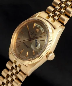 Awesome Fake Rolex Day-date 6611 Automatic Movement 36mm Rose Gold Case Watch
