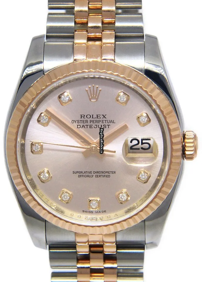 Wonderful Replica Rolex Datejust 116231 Automatic Movement 36mm Steel Case Watch