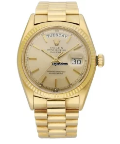 Wholesale Replica Rolex Day-date 36 1803 Automatic Movement 36mm Yellow Gold Case Mens/unisex Watch