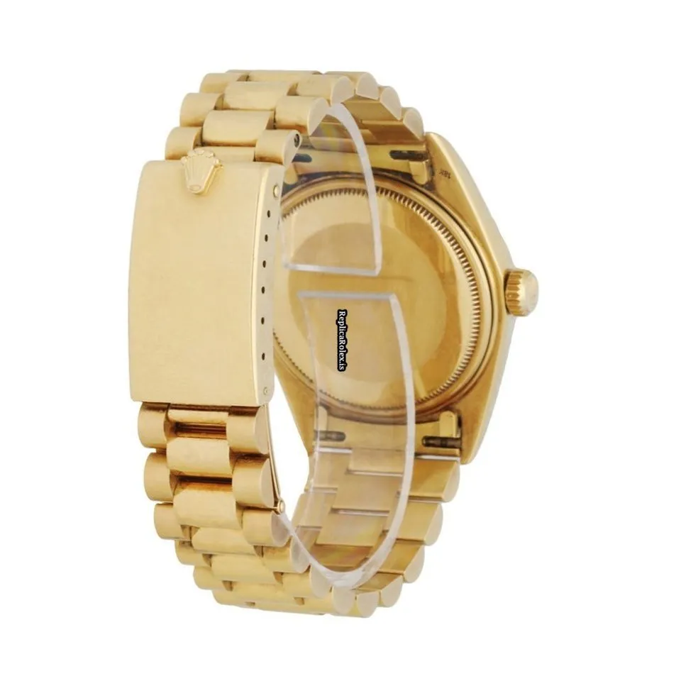 Wholesale Replica Rolex Day-date 36 1803 Automatic Movement 36mm Yellow Gold Case Mens/unisex Watch - Image 4