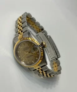 Top Replica Rolex Lady-datejust 69173 Caliber 2135 Automatic Movement 26mm Gold/steel Case Womens Watch