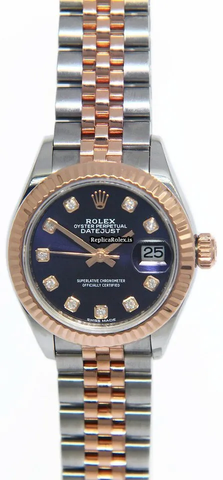 Excellent Clone Rolex Lady-datejust 279171 Automatic Movement 28mm Steel Case Womens Watch - Image 10