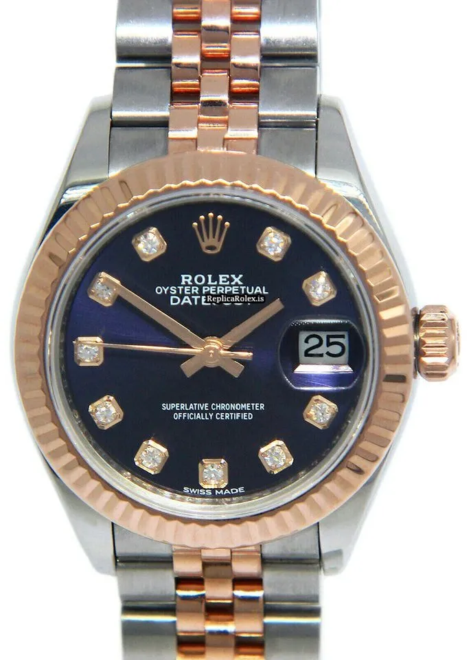 Excellent Clone Rolex Lady-datejust 279171 Automatic Movement 28mm Steel Case Womens Watch - Image 11