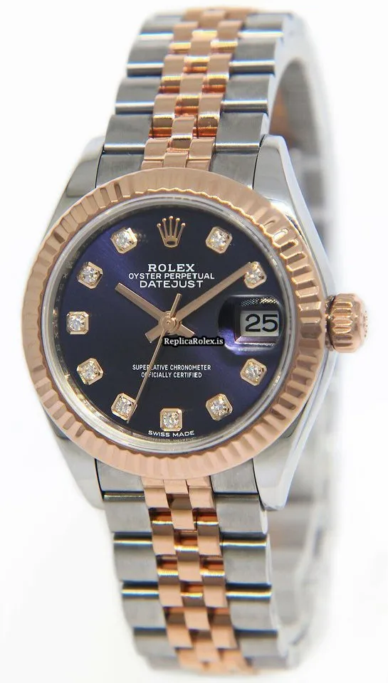 Excellent Clone Rolex Lady-datejust 279171 Automatic Movement 28mm Steel Case Womens Watch - Image 2