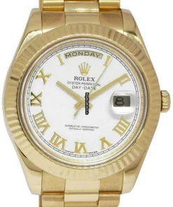 Trustworthy Fake Rolex Day-date II 218238 Automatic Movement 41mm Yellow Gold Case Mens/unisex Watch