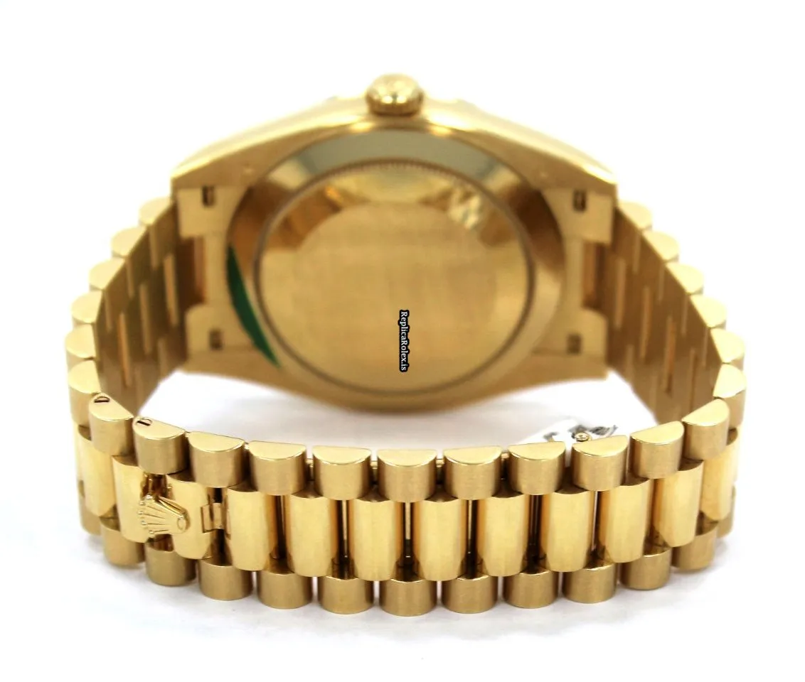 Perfect Fake Rolex Day-date 40 228238 Automatic Movement 40mm Yellow Gold Case Mens/unisex Watch - Image 14