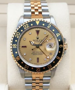 Pleasing Replica Rolex Gmt-master II 16713 Caliber 3185 Automatic Movement 40mm Gold/steel Case Mens/unisex Watch