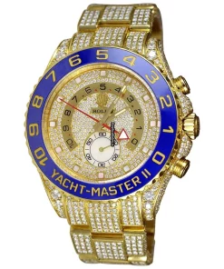 Recommend Fake Rolex Yacht-master II 116688 Caliber 4161 Automatic Movement 44mm Yellow Gold Case Mens/unisex Watch