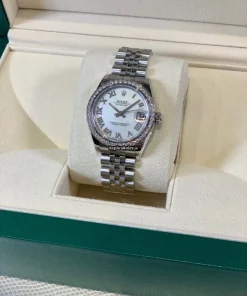 Exquisite Copy Rolex Lady-datejust 178384 Caliber 2235 Automatic Movement 31mm Steel Case Womens Watch
