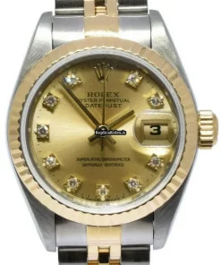 Perfect Fake Rolex Lady-datejust 69173 Automatic Movement Womens Watch