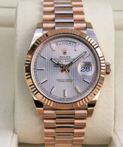 Wonderful Fake Rolex Day-date 40 228235 Caliber 3255 Automatic Movement 40mm Rose Gold Case Mens/unisex Watch